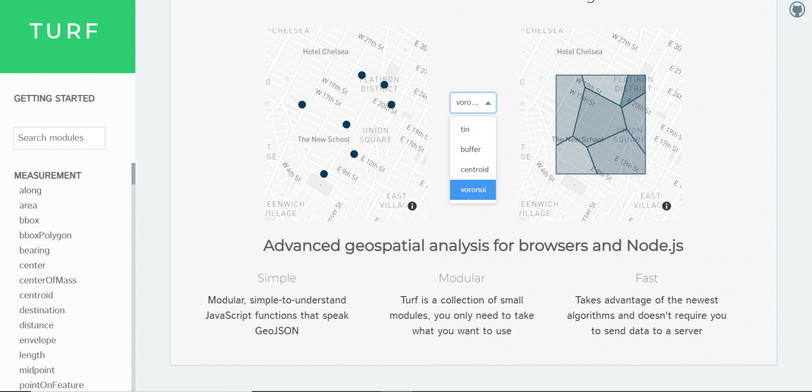 Web-GIS development library