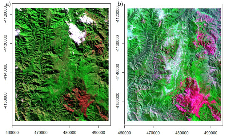 fire hazard detection - LandSAT-8