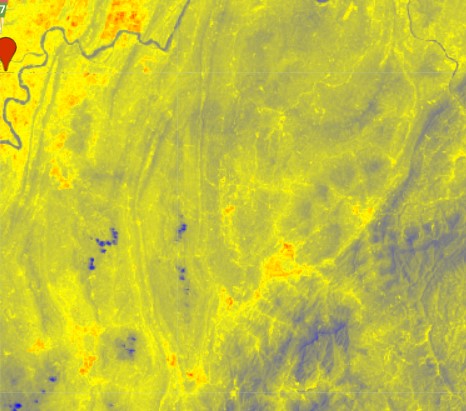 Image showing Land Surface Temperature