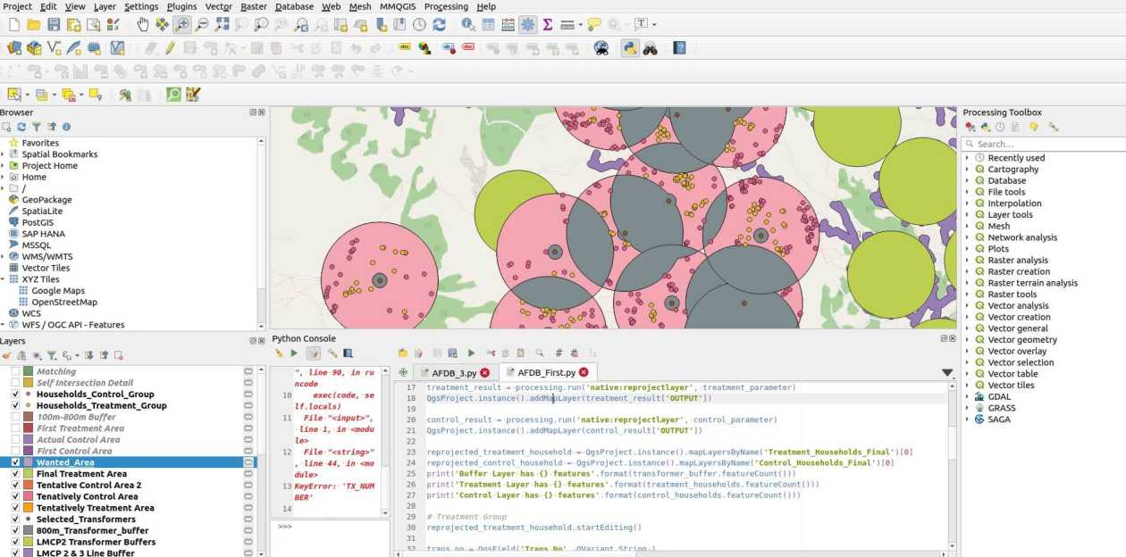 Scripting in PyQGIS
