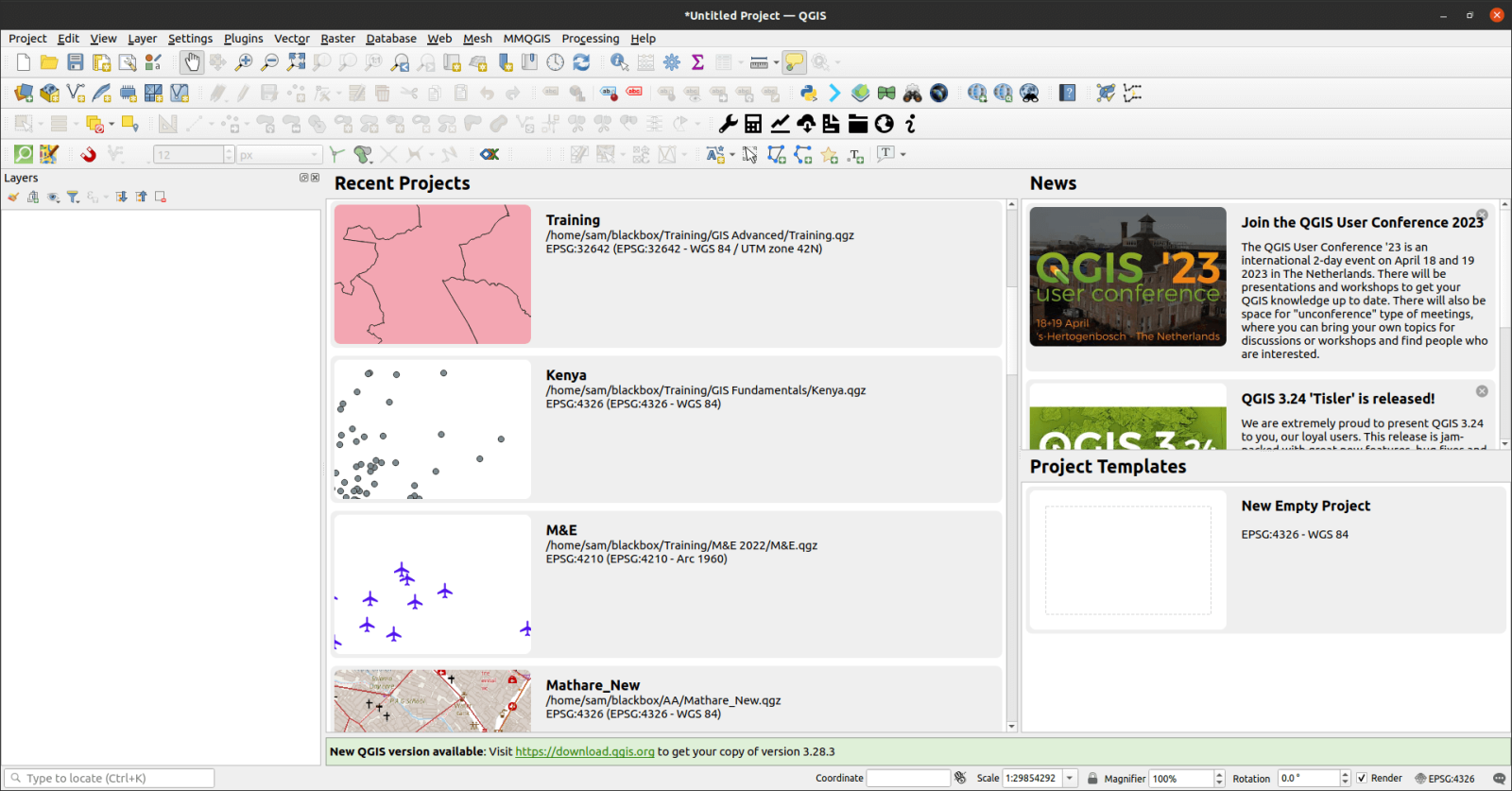 QGIS - GIS development